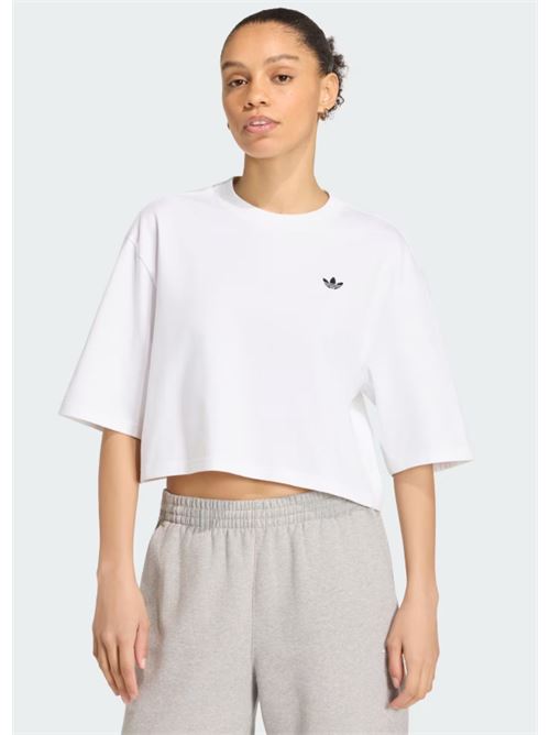 ess crop tee ADIDAS ORIGINAL | KQ6691WHITE